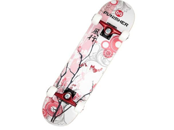 Punisher Skateboards 9001 Cherry Blossom Complete Skateboard